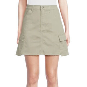 Joe's Jeans skirt A Line Denim cargo light green size 31